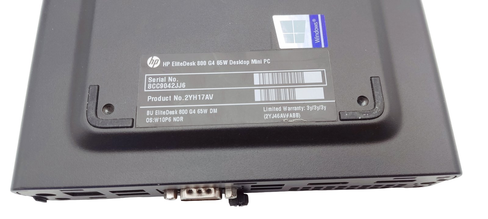 HP EliteDesk 800 G4 Desktop Mini/i5-8400/8GB/256GB (Generalüberholt)