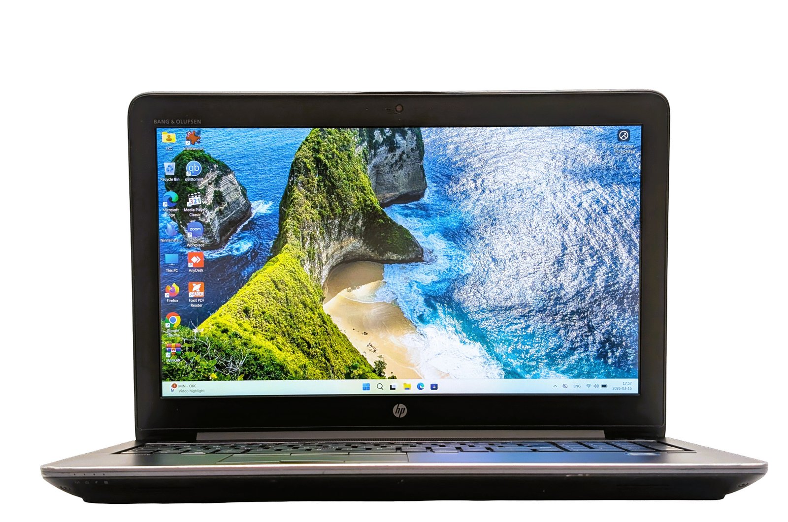 HP ZBook 15 G3/i7-6820HQ/16GB/250GB/Quadro M1000M 2GB (RENOVIERT)