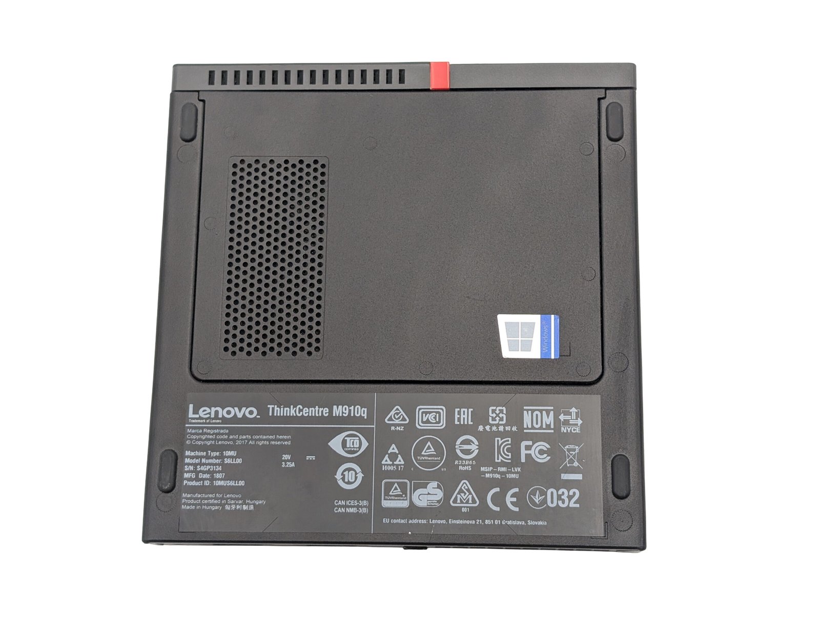 Lenovo ThinkCentre M910q Tiny/i5-7500T/8GB/256GB (GENERALÜBERHOLT) (Kopija)