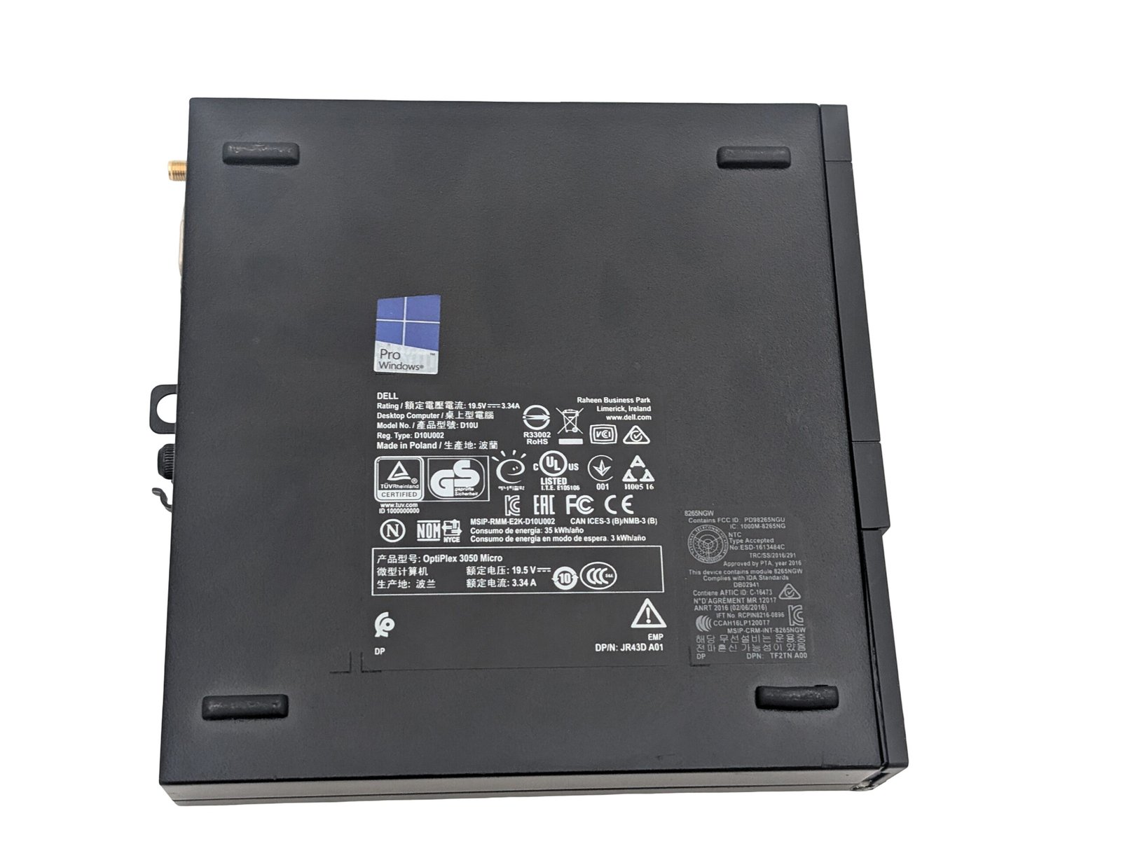 Lenovo ThinkCentre M630e Tiny i3-8145U/8GB/256GB SSD+250GB (GENERALÜBERHOLT) (Kopija) (Kopija) (Kopija)