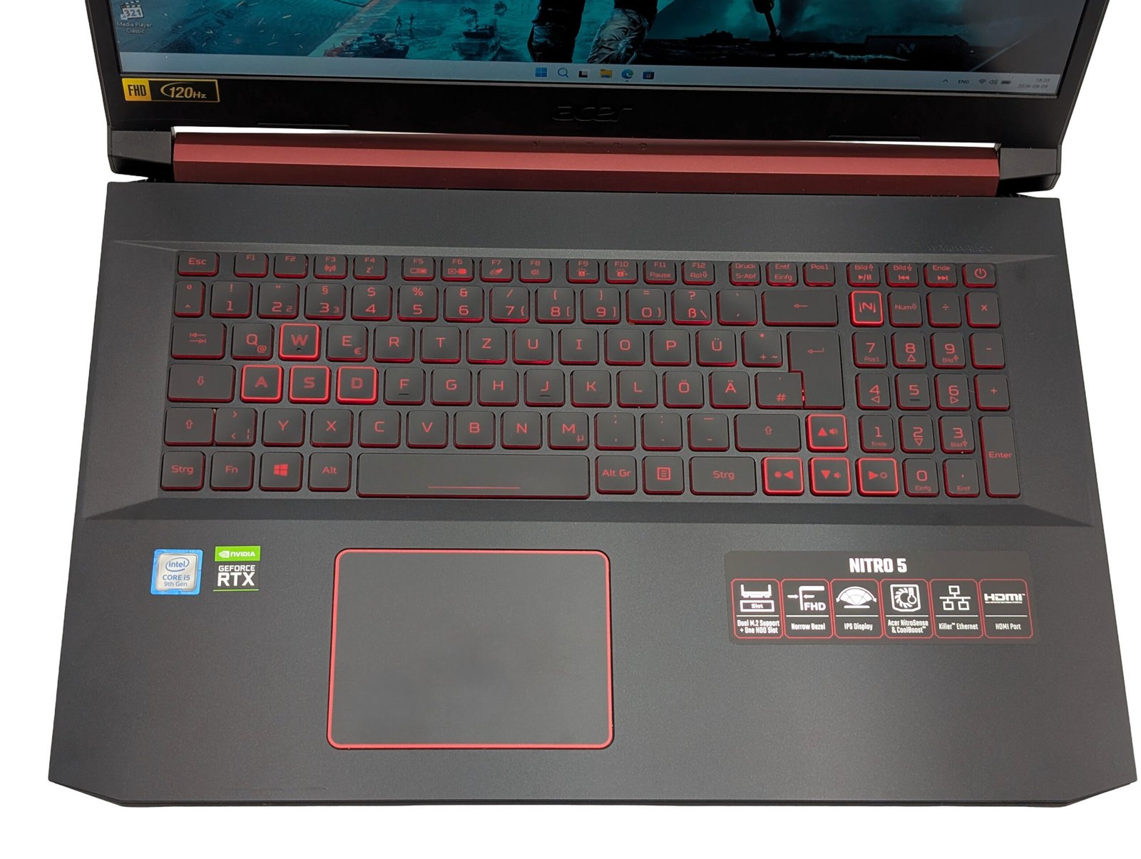 Acer Nitro 5 AN515-54/i5-9300H/8GB/256GB/GTX 1650 4GB (AKTUALISIERT) (Kopija) (Kopija) (Kopija) (Kopija) (Kopija)