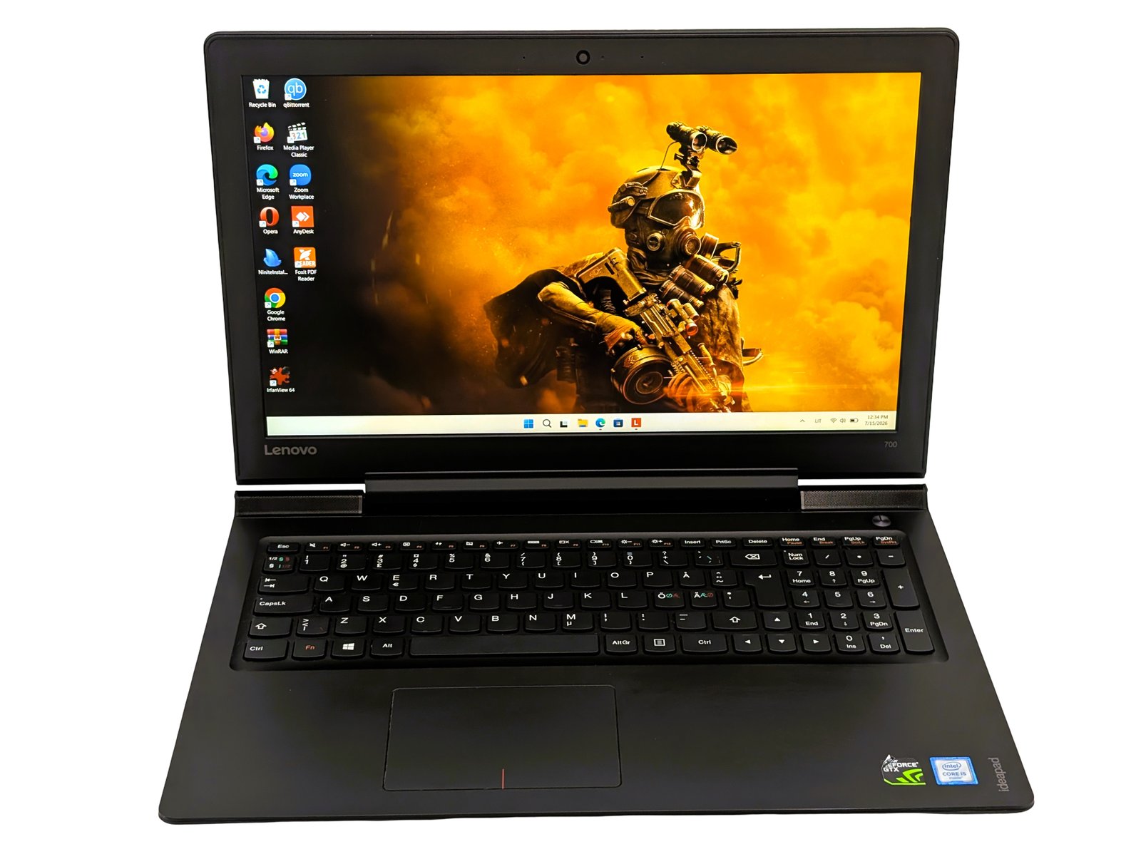 Lenovo IdeaPad Y700-14ISK/i5-6300HQ/8GB/256GB/R9 M275X 4GB (GENERALÜBERHOLT) (Kopija)