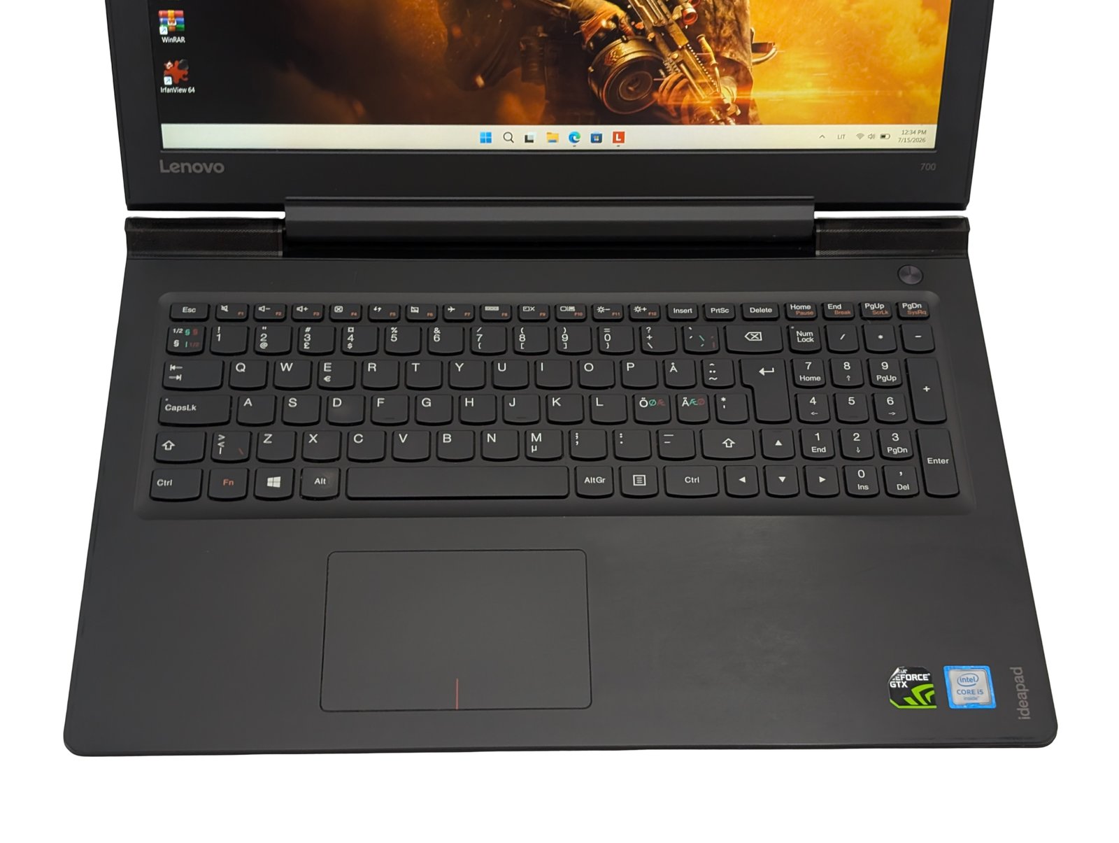Lenovo IdeaPad Y700-14ISK/i5-6300HQ/8GB/256GB/R9 M275X 4GB (GENERALÜBERHOLT) (Kopija)